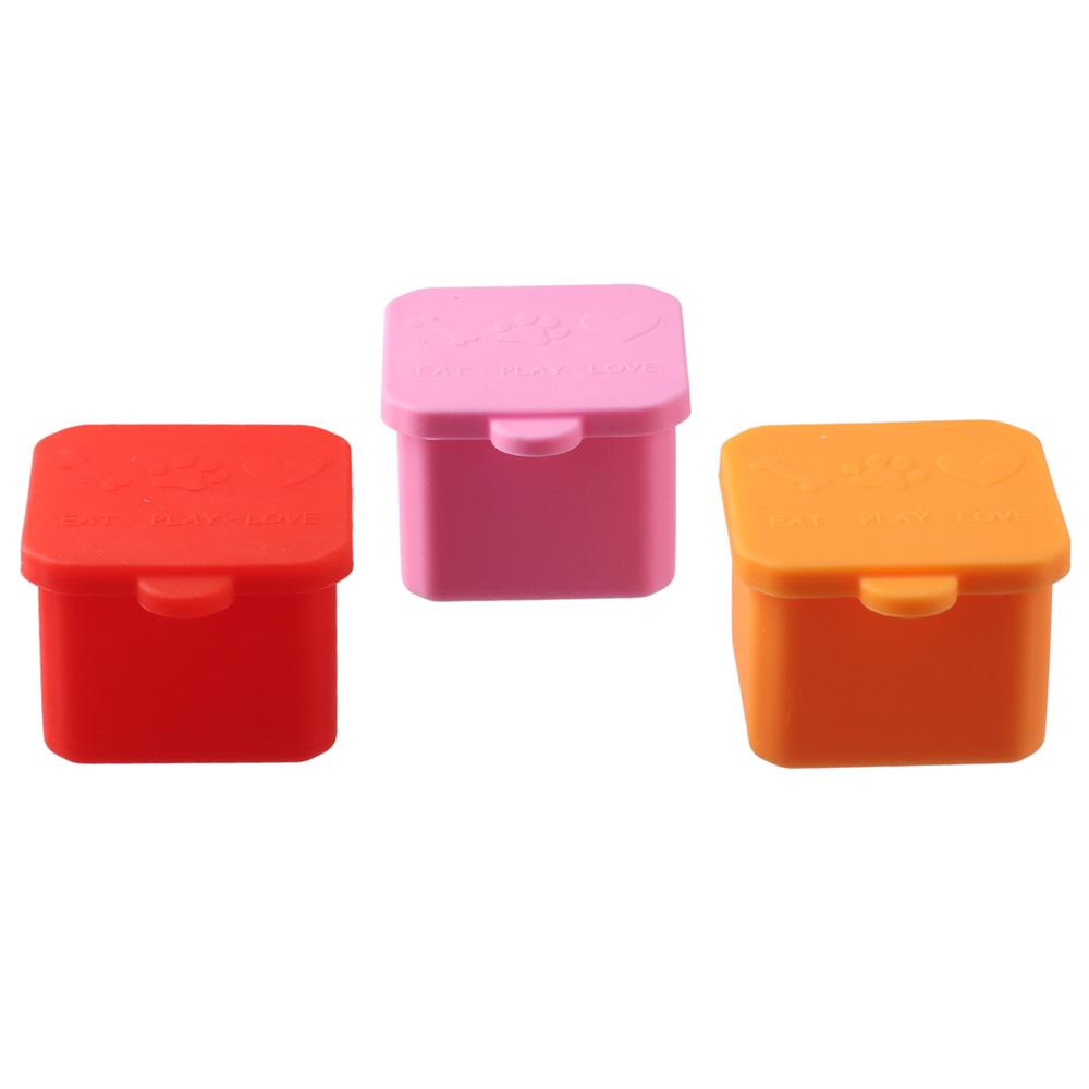 Food Snacks That Are Green - 1/3개 재사용 가능한 실리콘 음식 분배