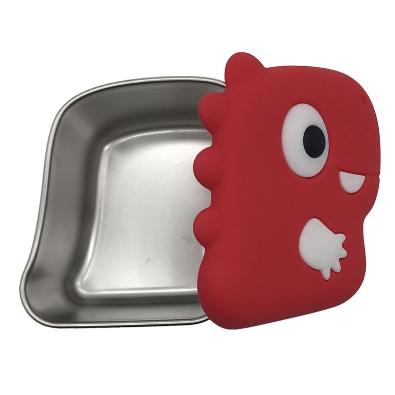 Food Snacks Box - AA94-304 스테인리스 스틸 공룡 모양 스낵