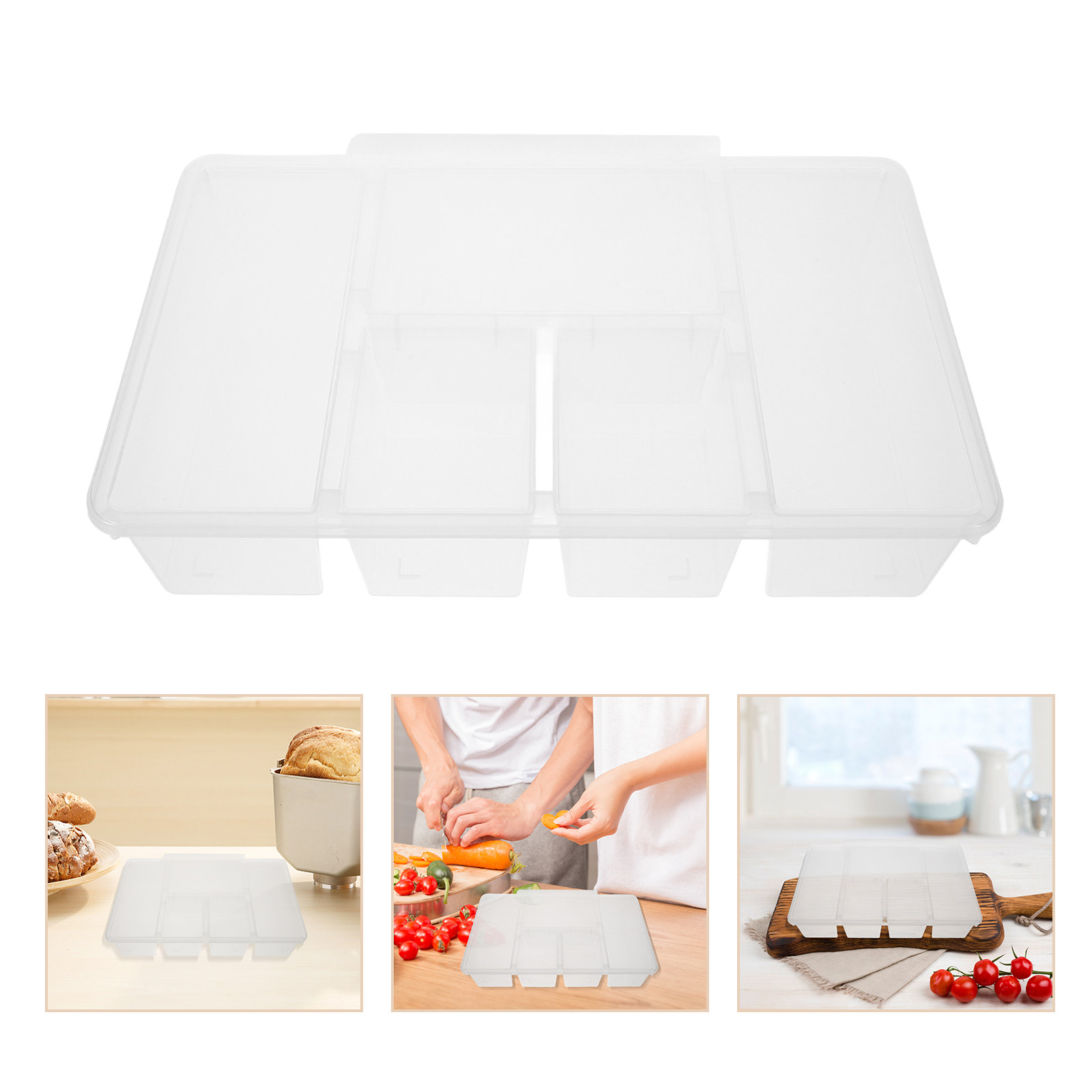 Food Snacks Box - 5칸 야채 보관함 식품 저장 용기