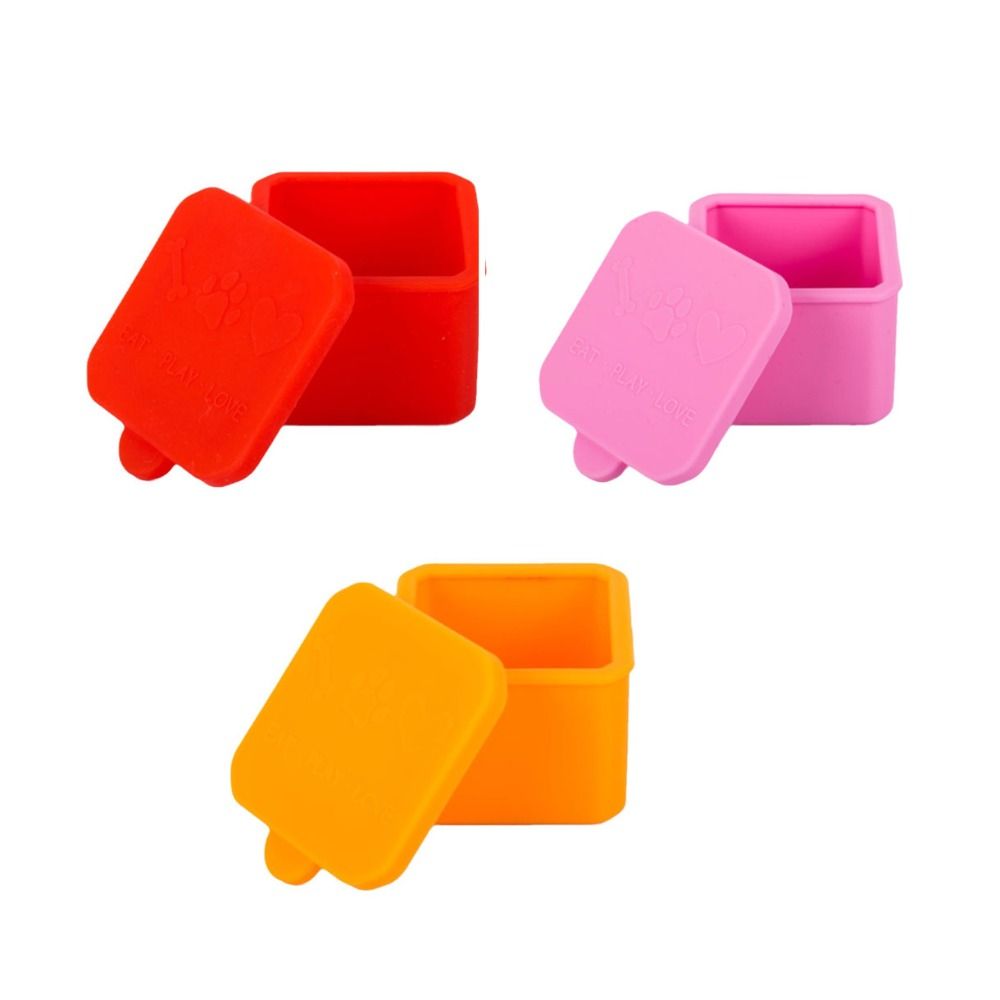 Food Snacks That Are Green - 1/3개 실용적인 실리콘 음식 분배 상자