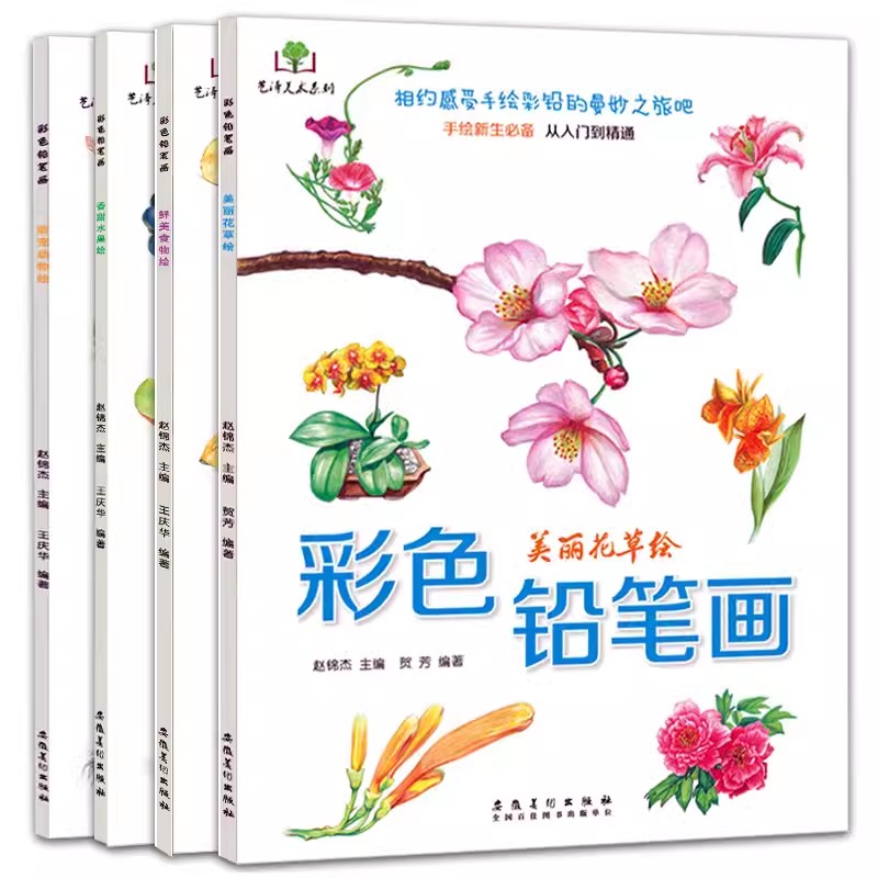 Food And Snacks Coloring Book Bold And Easy - 컬러 연필 꽃, 음식, 과일, 동물