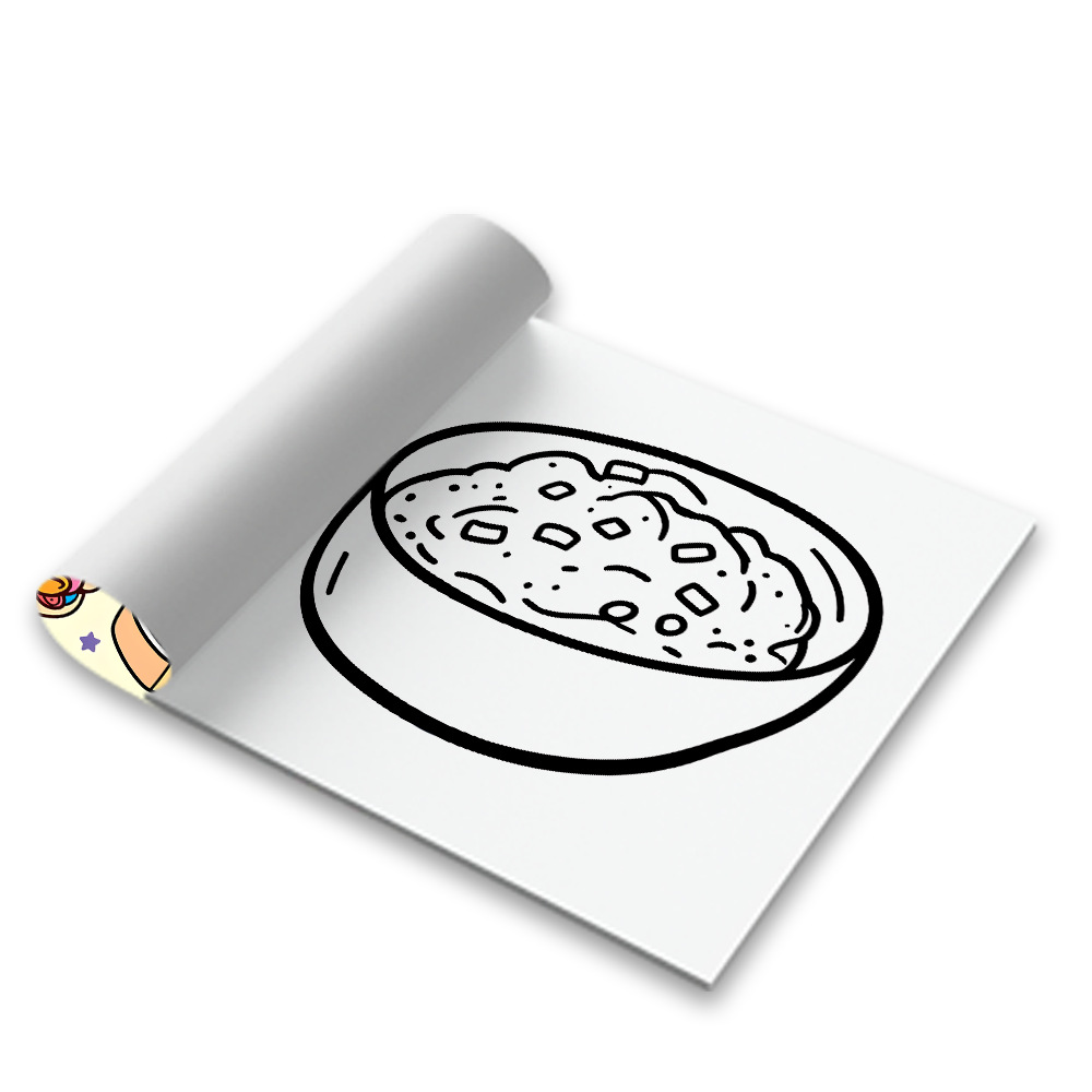 Food And Snacks Coloring Book Bold And Easy - 음식, 음료 및 과자 대담하고 쉬운
