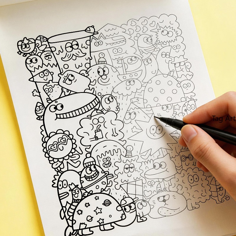 불안 해소를 위한 손 그림책, 복사선화앨범, 공룡/괴물 - Food And Snacks Coloring Book Bold And Easy 리뷰 및 가격