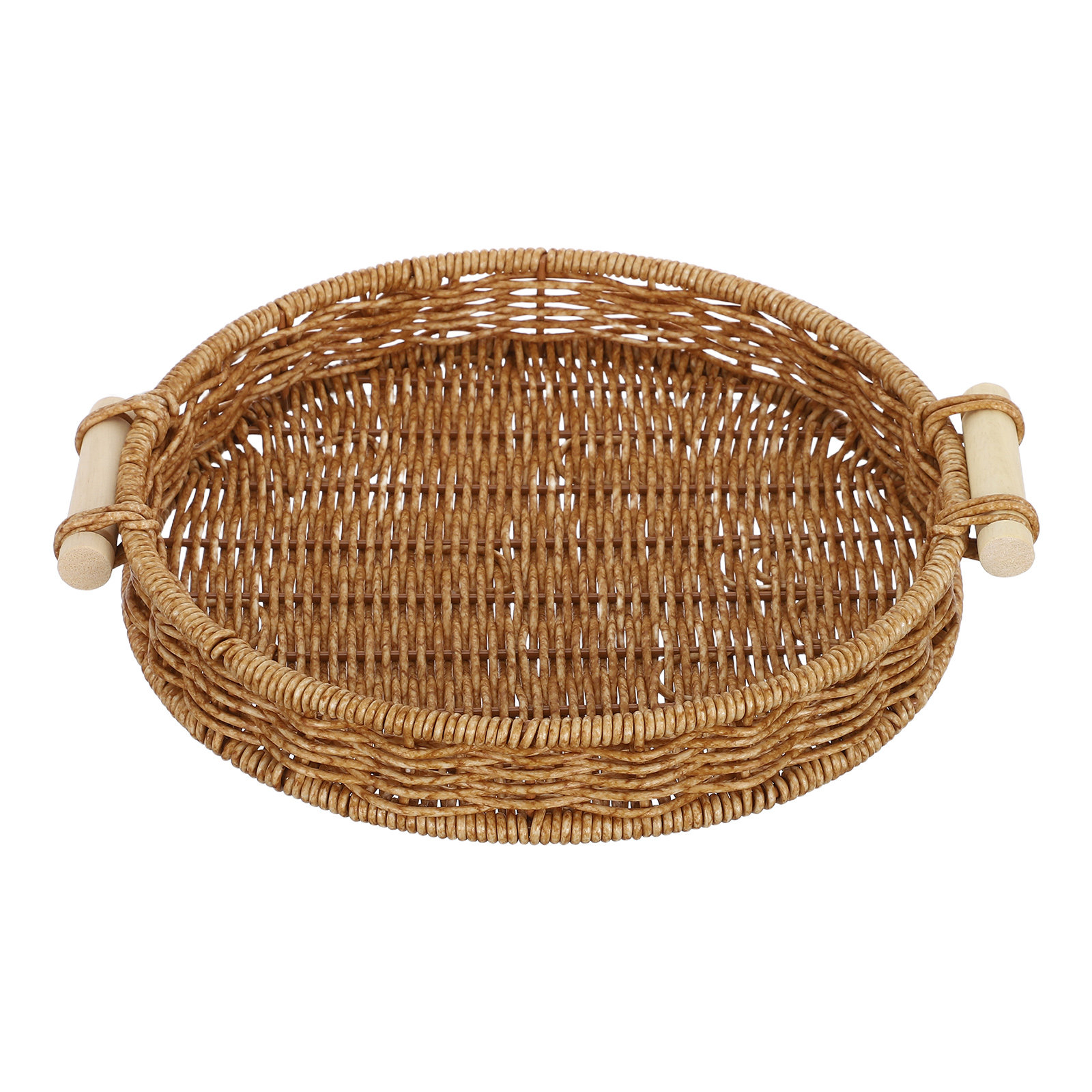 모조 라탄 빵 바구니 27cm 원형 엮은 스낵 서빙 트 - Food Snacks Basket 리뷰 및 가격