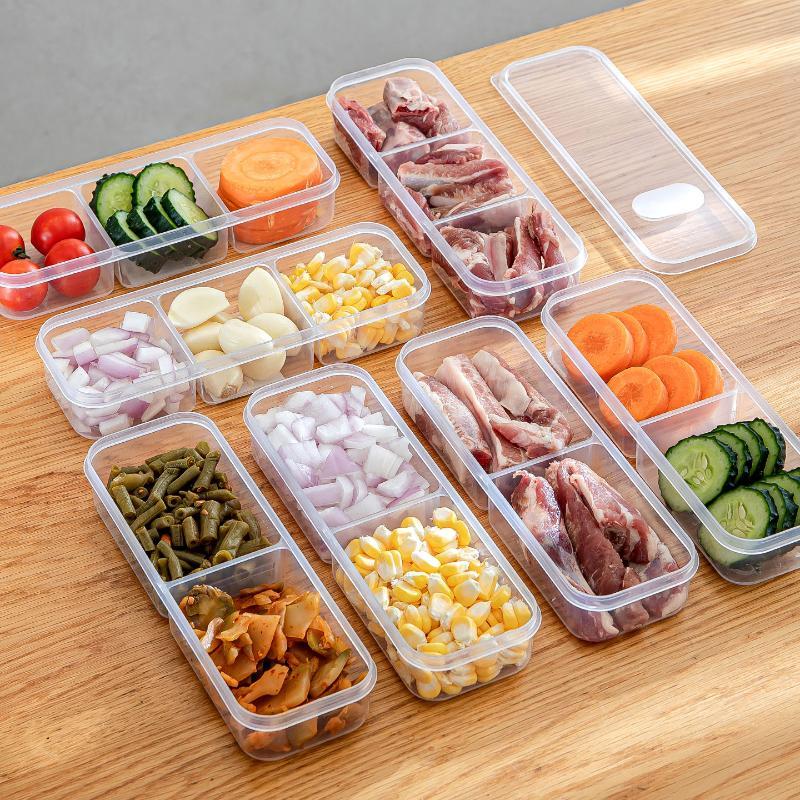 쌓을 수 있는 냉장고 냉동고 정리함 1팩 사각형 식품  - Food Snacks Box 리뷰 및 가격