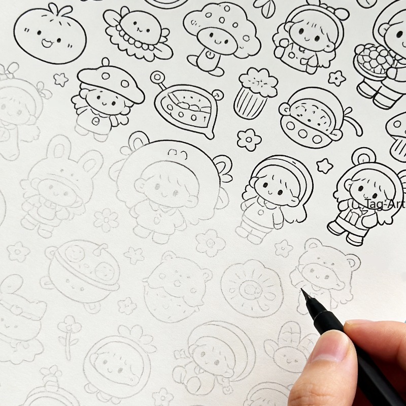 불안 해소를 위한 손 그림책, 복사선화앨범, 공룡/괴물 - Food And Snacks Coloring Book Bold And Easy 리뷰 및 가격