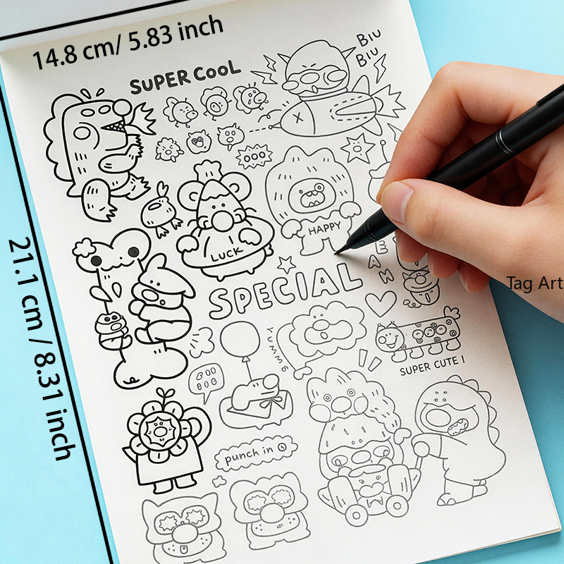 불안 해소를 위한 손 그림책, 복사선화앨범, 공룡/괴물 - Food And Snacks Coloring Book Bold And Easy 리뷰 및 가격