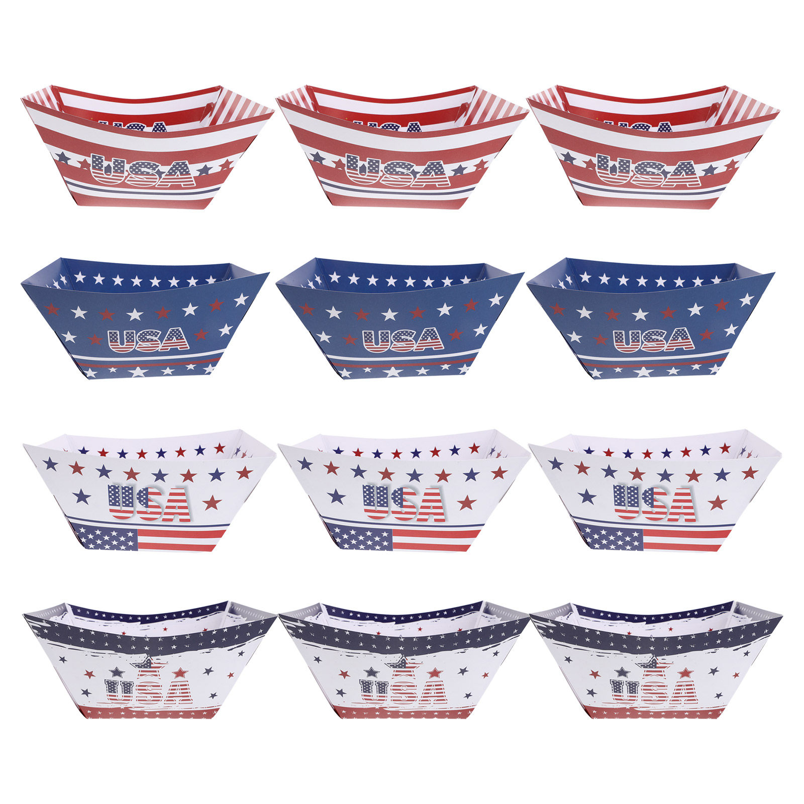 12Pcs 독립 기념일 파티 스낵 상자 미니 팝콘 용기 - Food Snacks Box 리뷰 및 가격