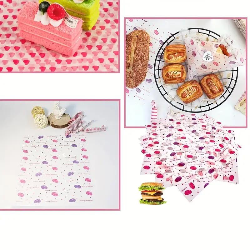 50Pcs 다채로운 무늬의 기름방지 종이 음식 바구니  - Food Snacks Basket 리뷰 및 가격