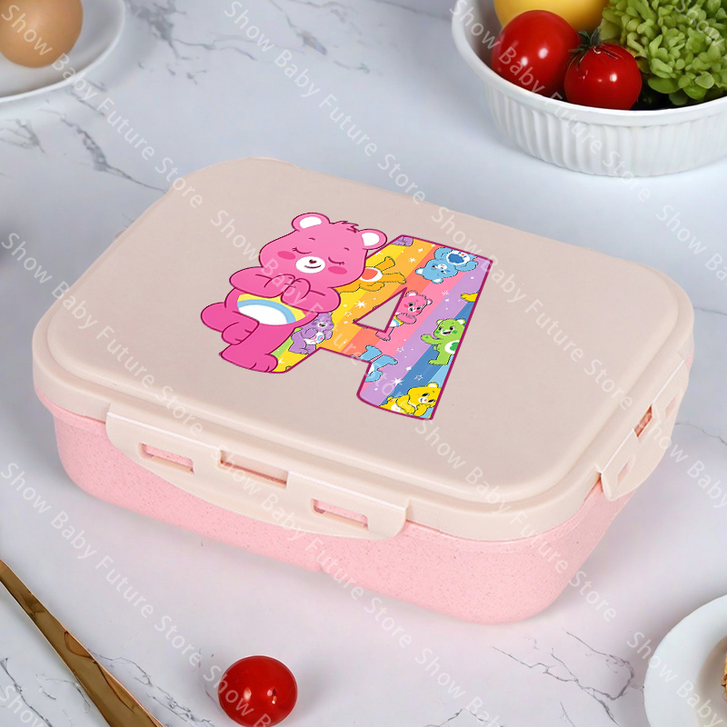 귀여운 케어베어 도시락 휴대용 애니메이션 알파벳 A-Z - Food Z 리뷰 및 가격