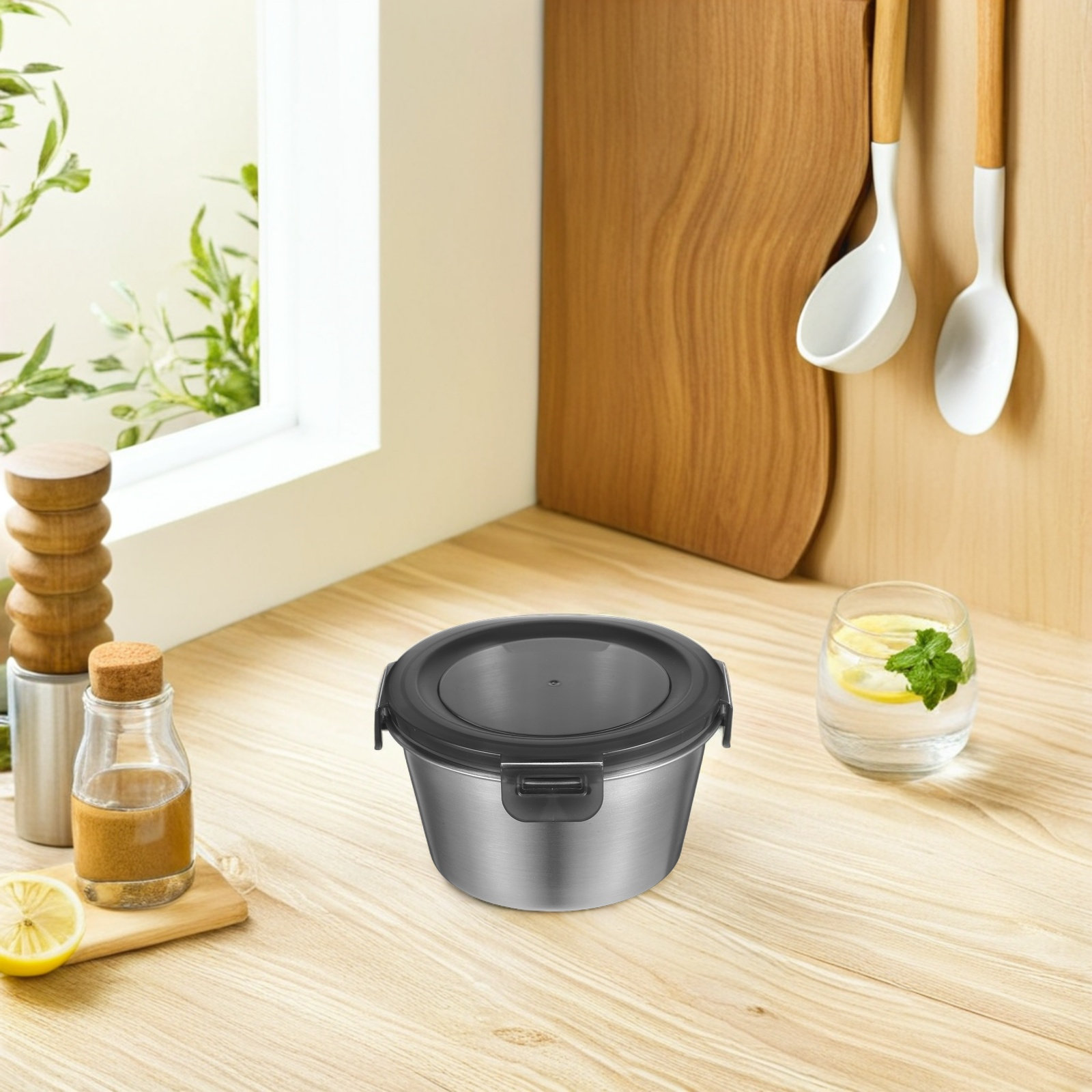 600ml 밀폐형 식품 보관 용기 스테인리스 스틸 스낵 - Food Prep Snacks 리뷰 및 가격
