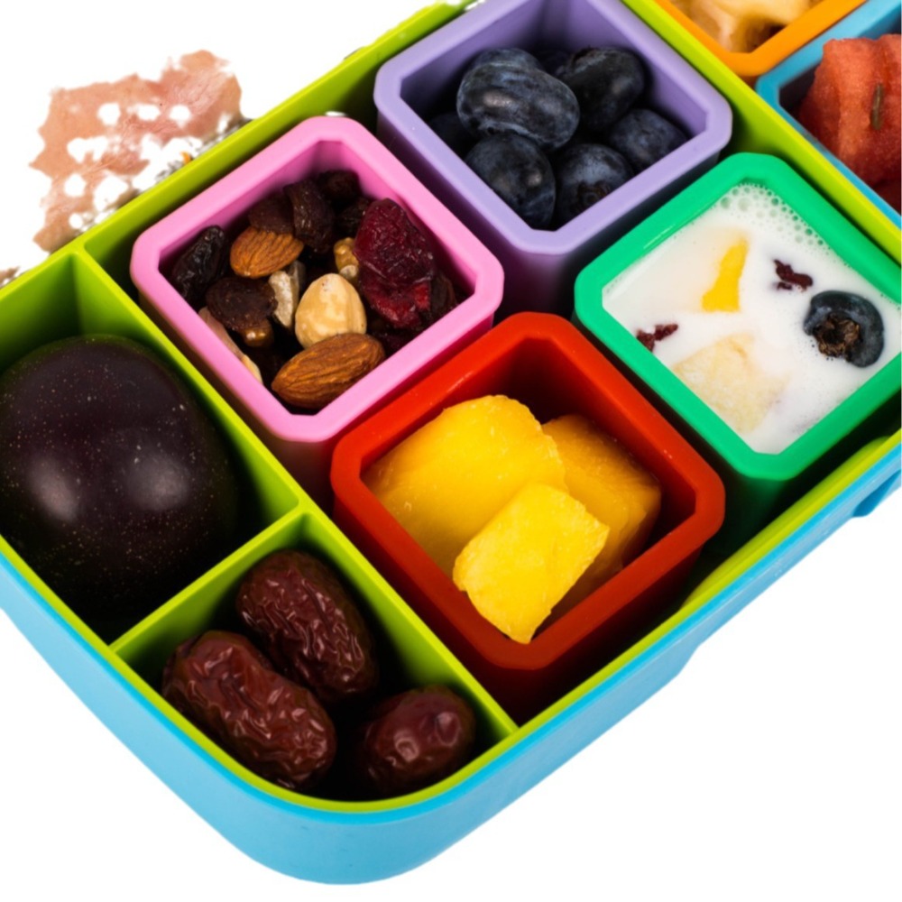 1/3pcs 실용적인 실리콘 식품 배포 상자 레드/핑크 - Food Snacks That Are Green 리뷰 및 가격