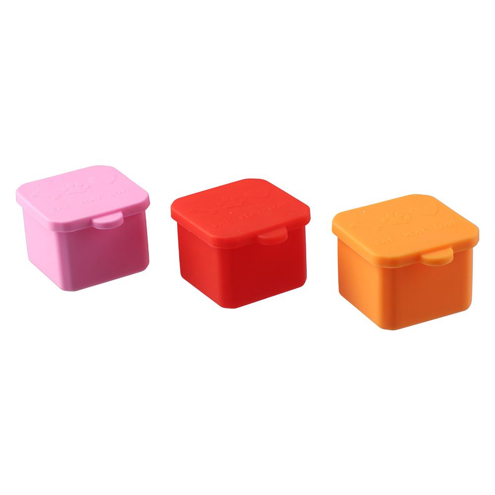 1/3개 실용적인 실리콘 음식 분배 상자 빨강/분홍/보 - Food Snacks That Are Green 리뷰 및 가격