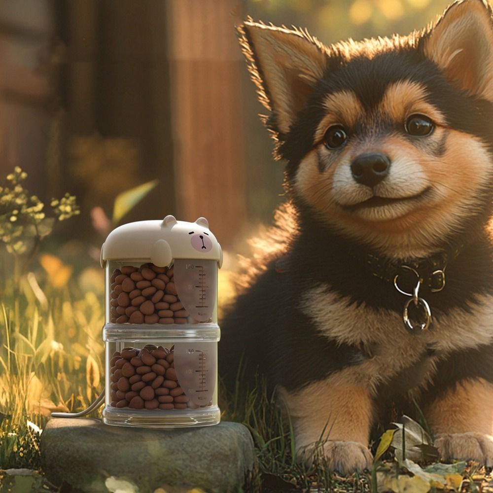 실용적인 플라스틱 다층 고양이 사료통 밀폐형 귀여운 강 - Food Snacks Box 리뷰 및 가격