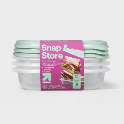 2026년형 새로운 3팩 24온스 사각형 식품 보관 용 - Food Snacks That Are Green 리뷰 및 가격